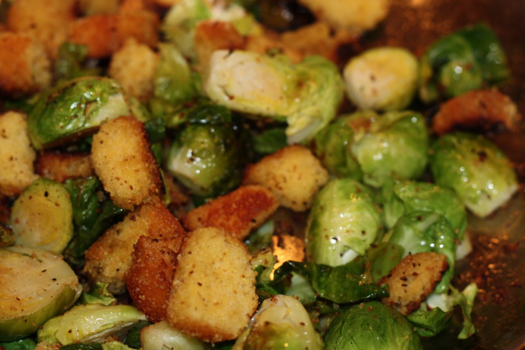 Brussels Sprouts Hash For A Digestive Peace of Mind—Kate Scarlata RDN