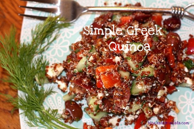Simple Greek Quinoa For A Digestive Peace Of Mind Kate Scarlata Rdn