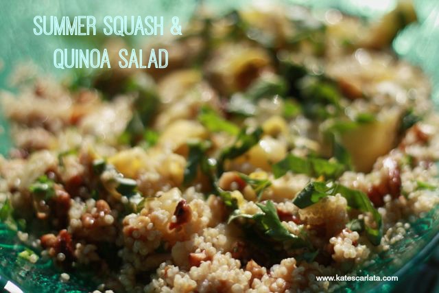 summer squash quinoa