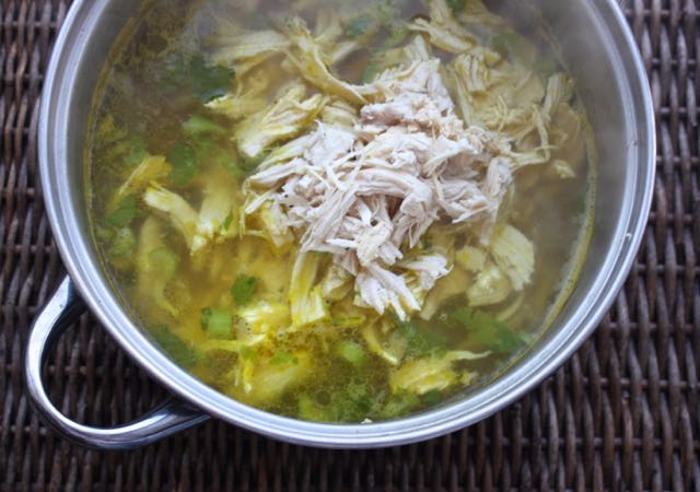 chicken rice soup w: turmeric