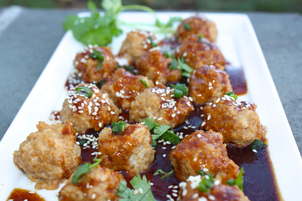 Chicken Quinoa Meatballs with Soy Sesame Drizzle For A Digestive