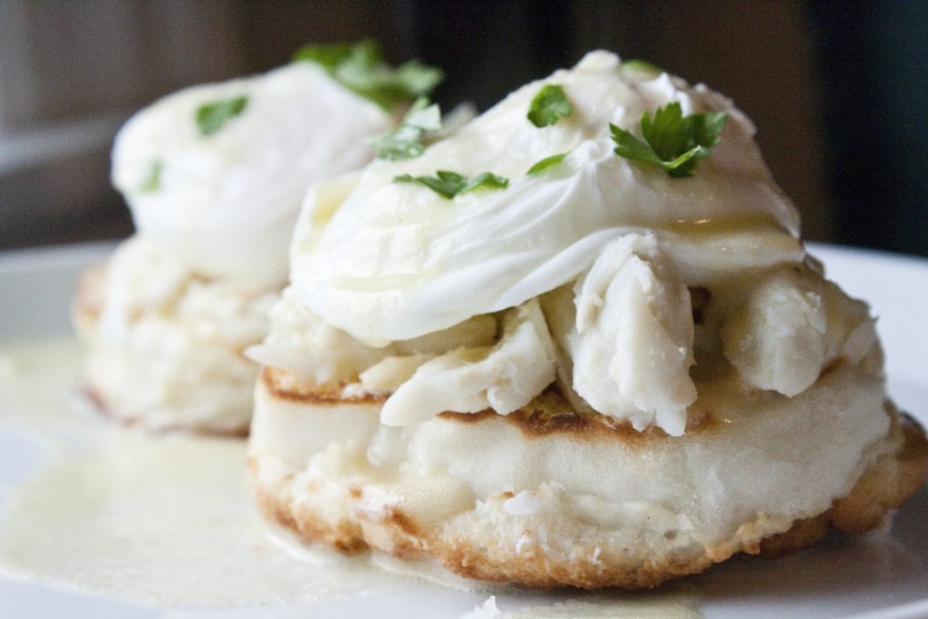 Low FODMAP Crab Eggs Benny For A Digestive Peace of Mind—Kate