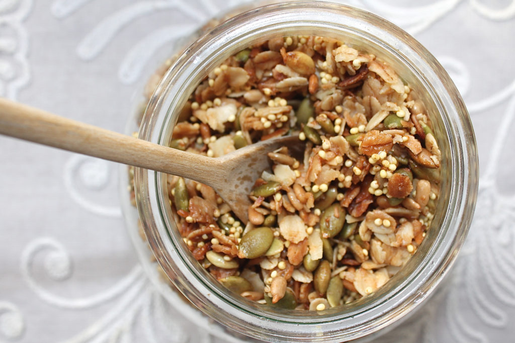Super Seed Granola For A Digestive Peace of Mind—Kate Scarlata RDN