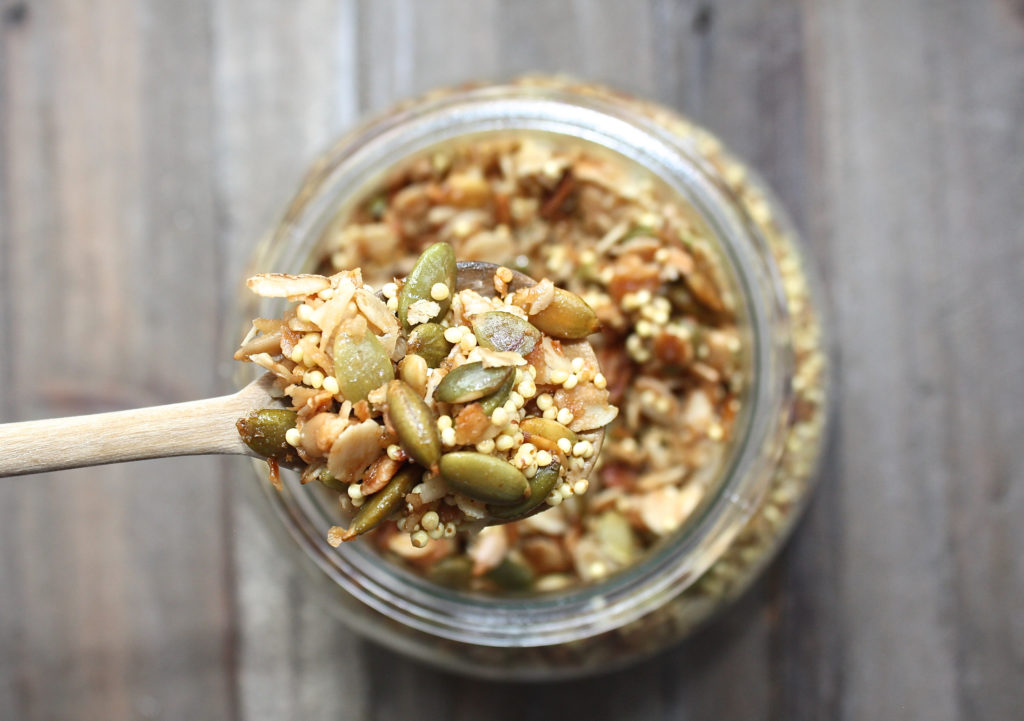 Super Seed Granola For A Digestive Peace of Mind—Kate Scarlata RDN