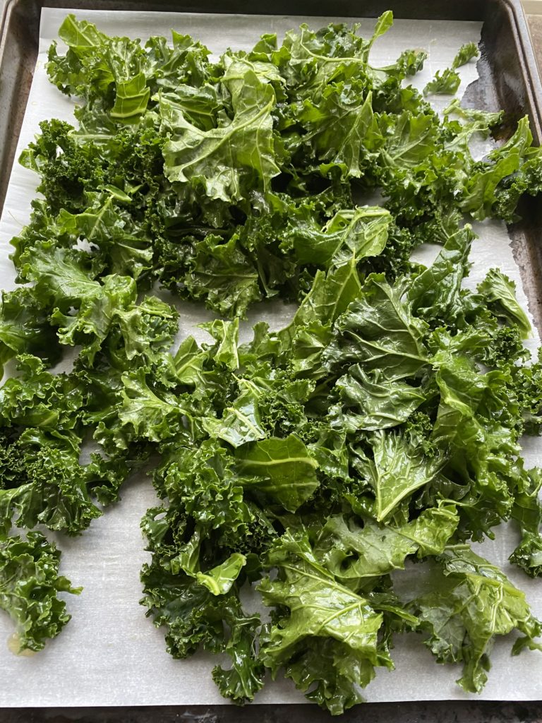 “Cheesy” Kale Chips | For A Digestive Peace of Mind—Kate Scarlata RDN