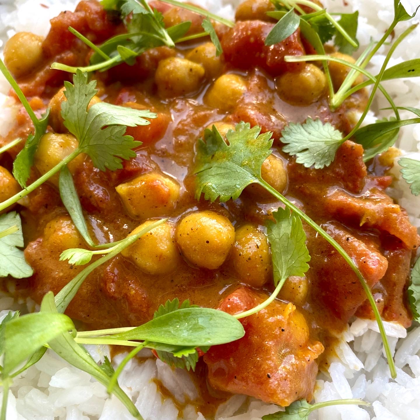 Simple Garam Masala Chickpea Curry For A Digestive Peace Of Mind—kate