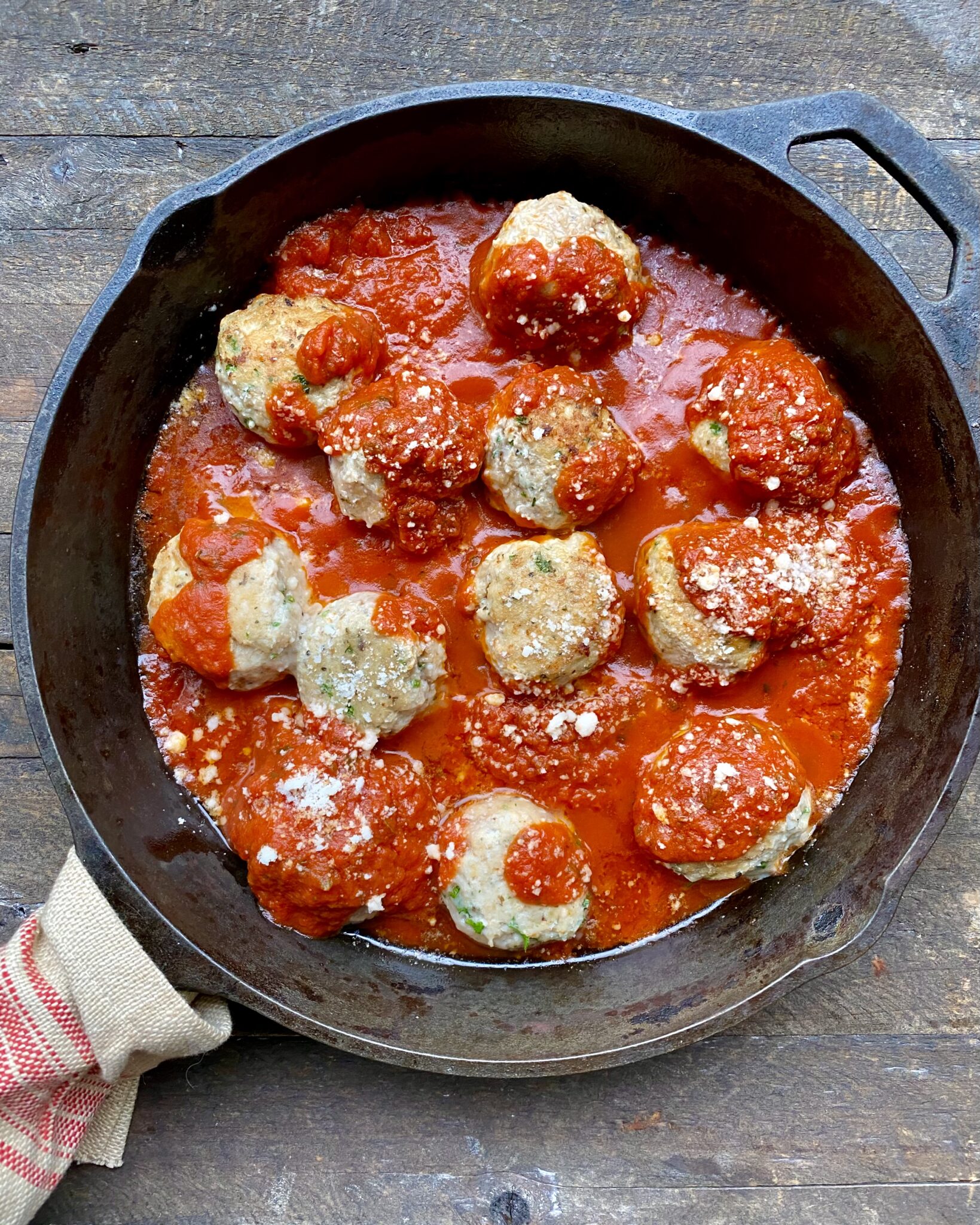 Chicken Romano Meatballs (low FODMAP + gluten free) For A Digestive